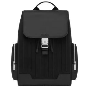 Never Still - Canvas Flap Backpack Large Black