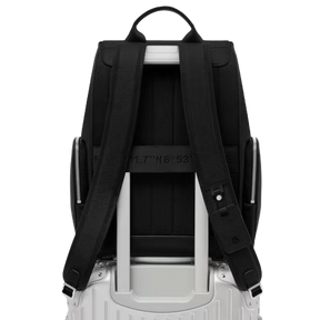 Never Still - Canvas Flap Backpack Large Black