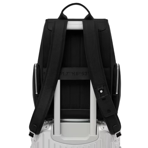Never Still - Canvas Flap Backpack Large Black