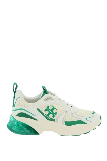 Tory Burch ‘Good Luck’ sneakers - White and Green