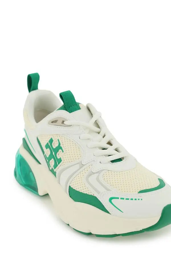 Tory Burch ‘Good Luck’ sneakers - White and Green
