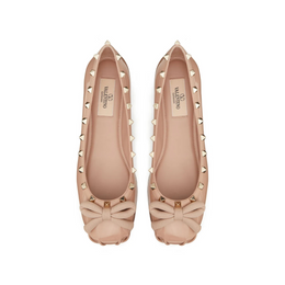 Rockstud Ballerina Shoes – Light Pink