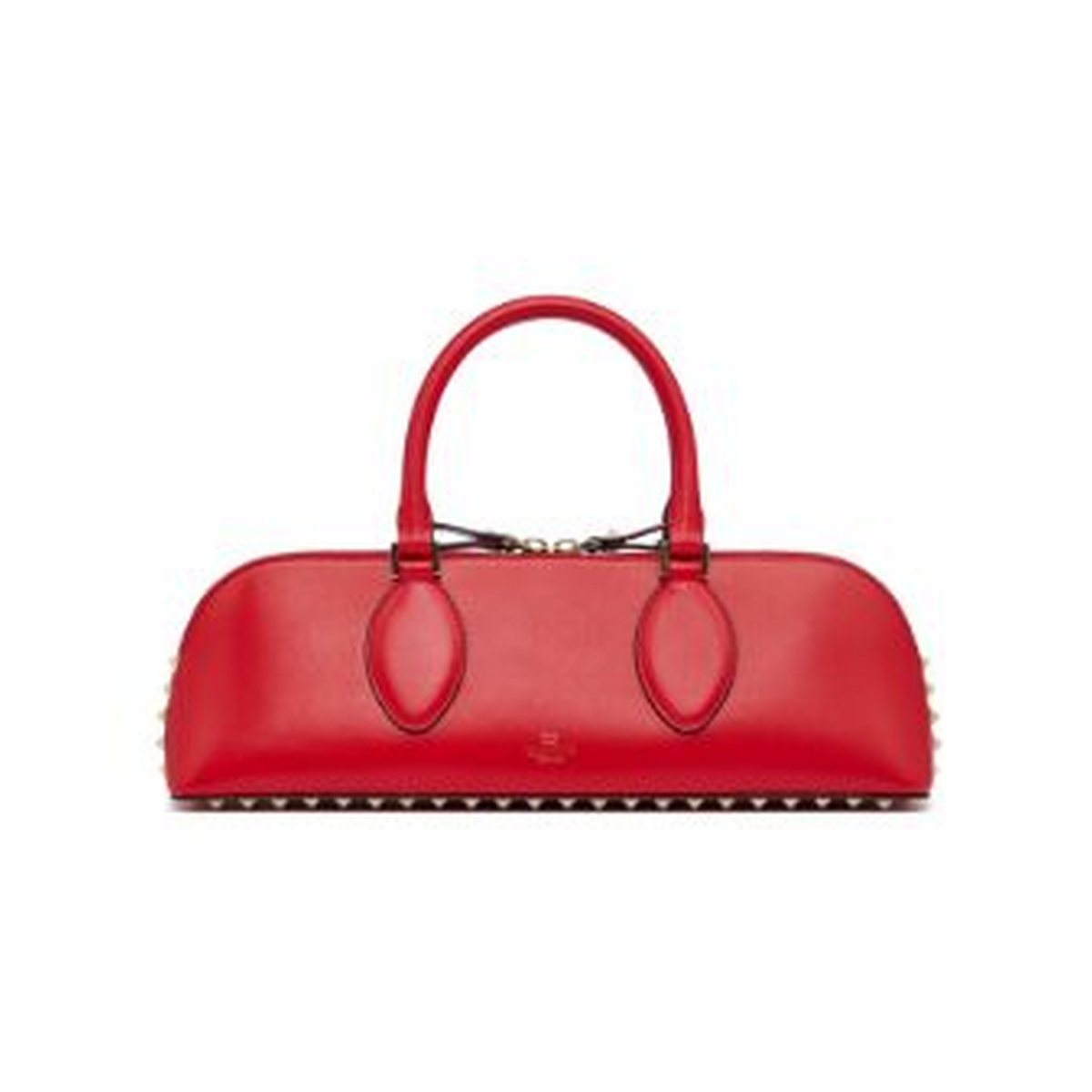 Rockstud E/W leather handbag