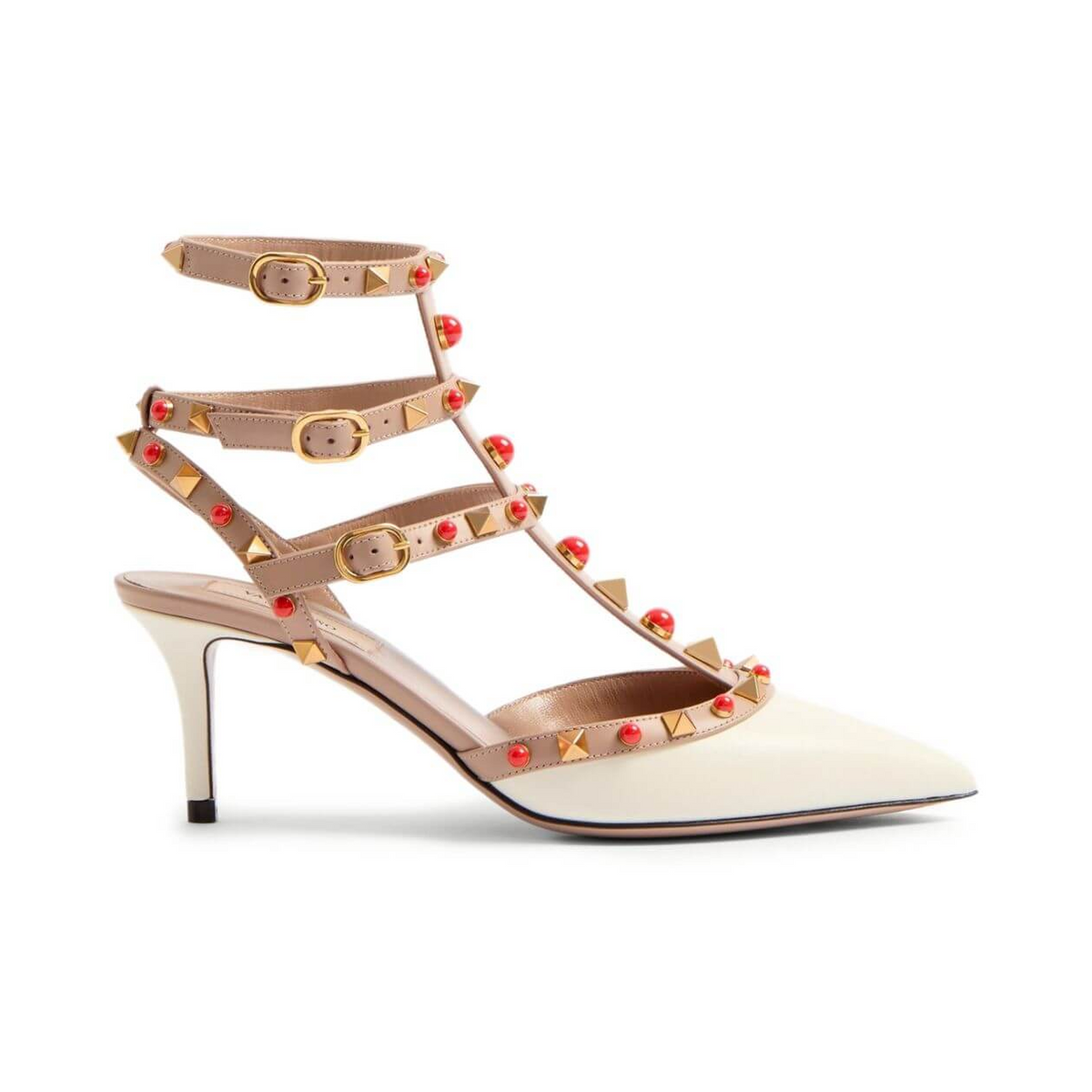 Rockstud embellished pumps