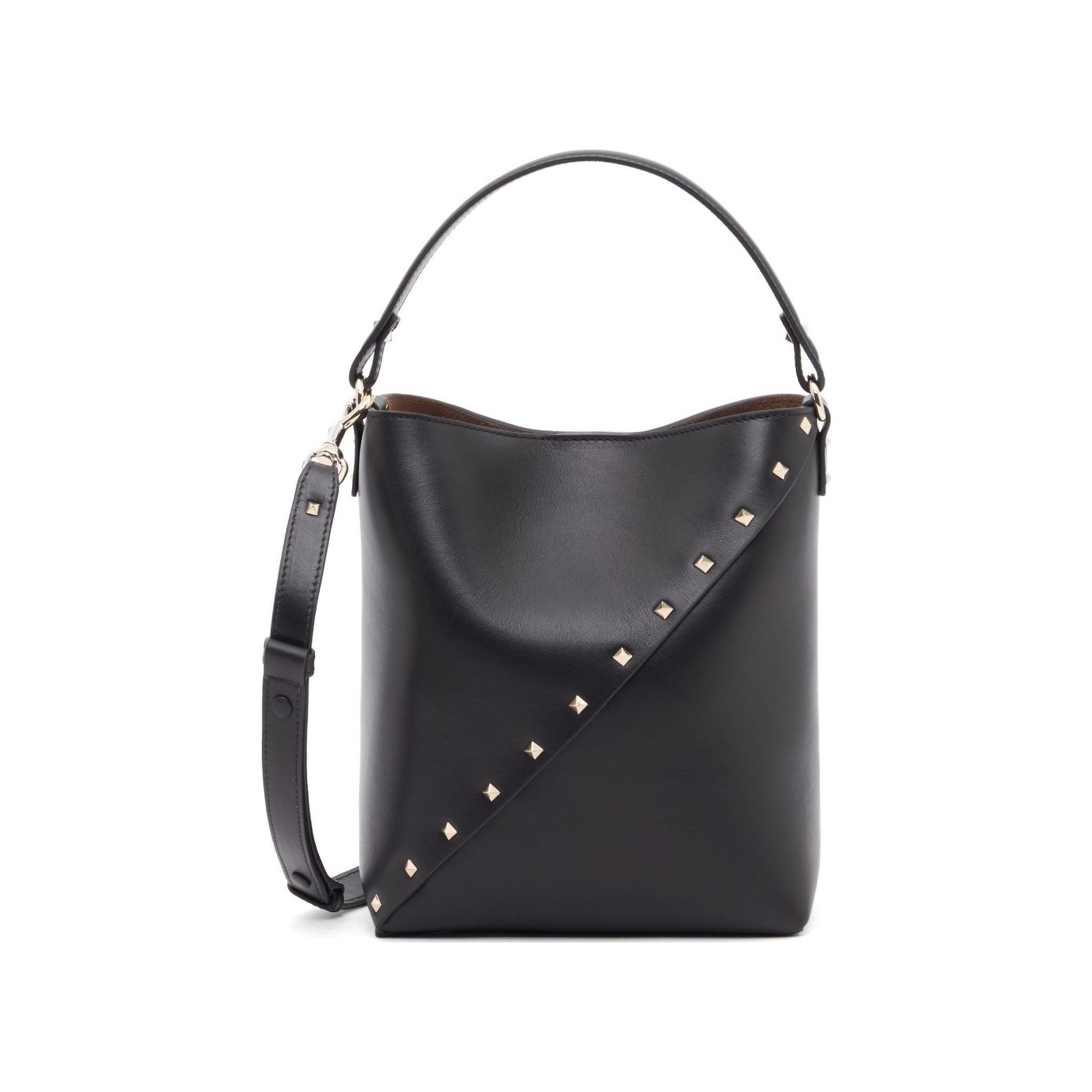 Rockstud Wispy calfskin bucket bag