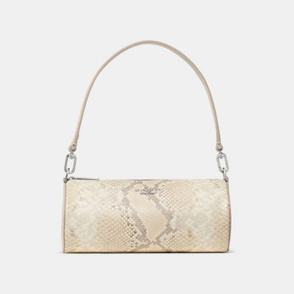 Roulette Snake Embossed Crossbody Bag