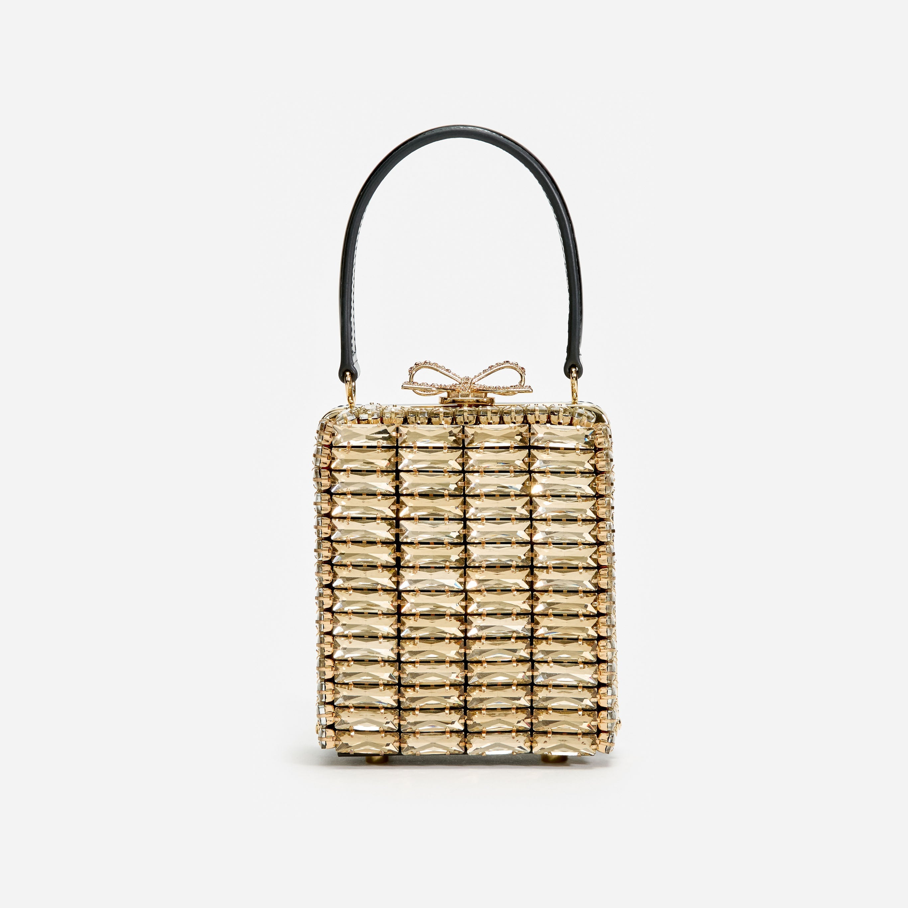 Gold Crystal Micro Bag