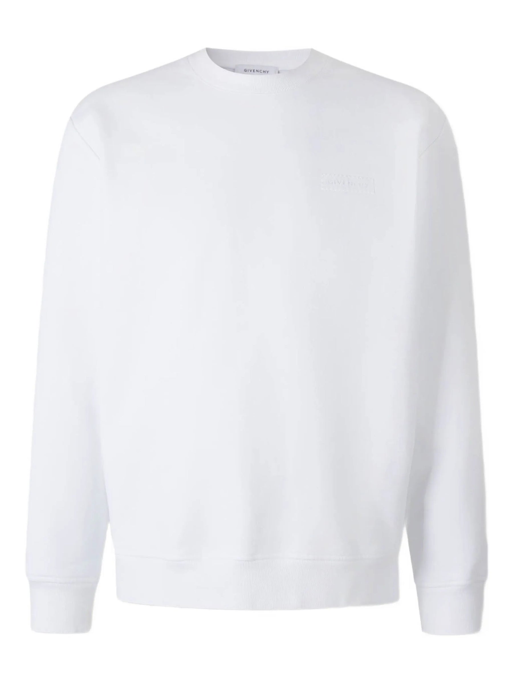 Givenchy Logo Patch Sweatshirt in White