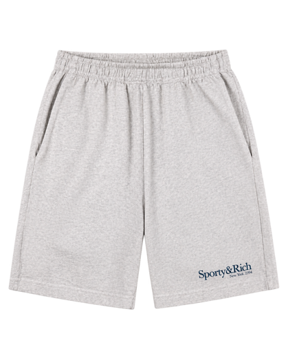 Run Club Gym Short - Heather Gray/Navy