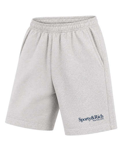 Run Club Gym Short - Heather Gray/Navy