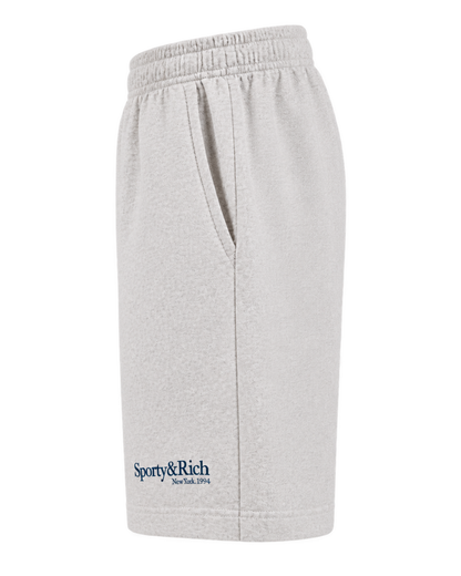Run Club Gym Short - Heather Gray/Navy