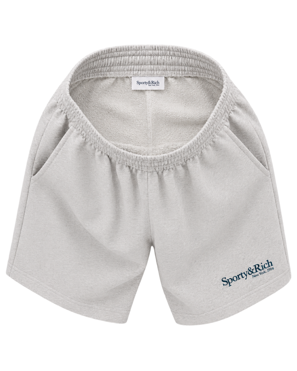 Run Club Gym Short - Heather Gray/Navy
