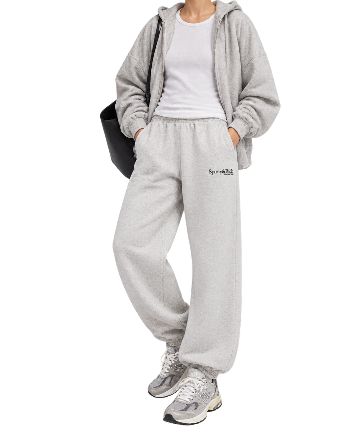Run Club Sweatpant - Heather Gray/Black