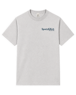 Run Club T-Shirt - Heather Gray/Navy