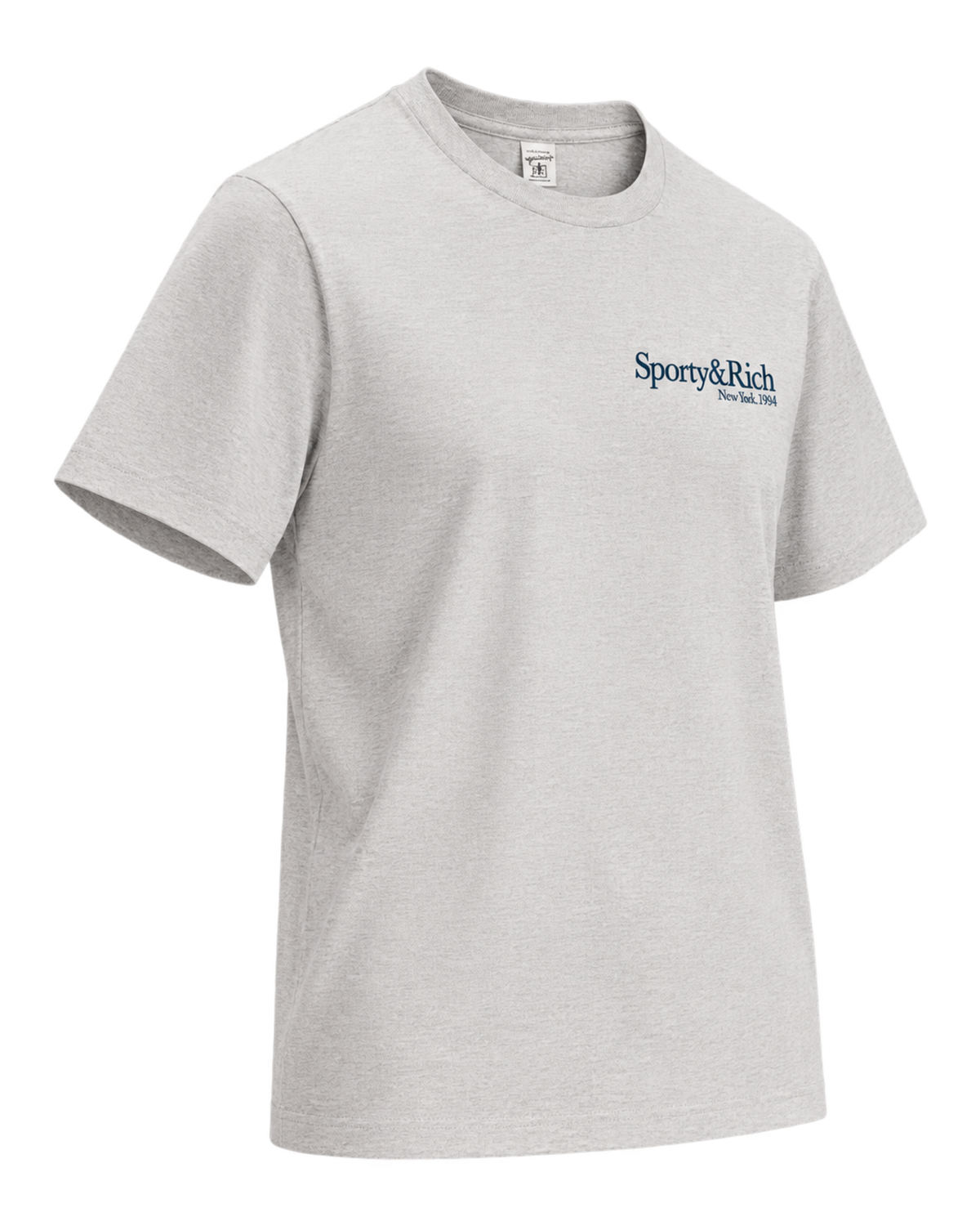 Run Club T-Shirt - Heather Gray/Navy