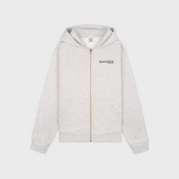 Run Club Zip Hoodie - Heather Gray/Black