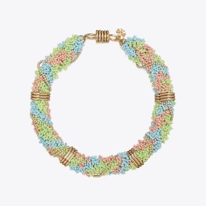 Runway Beaded Short Necklace