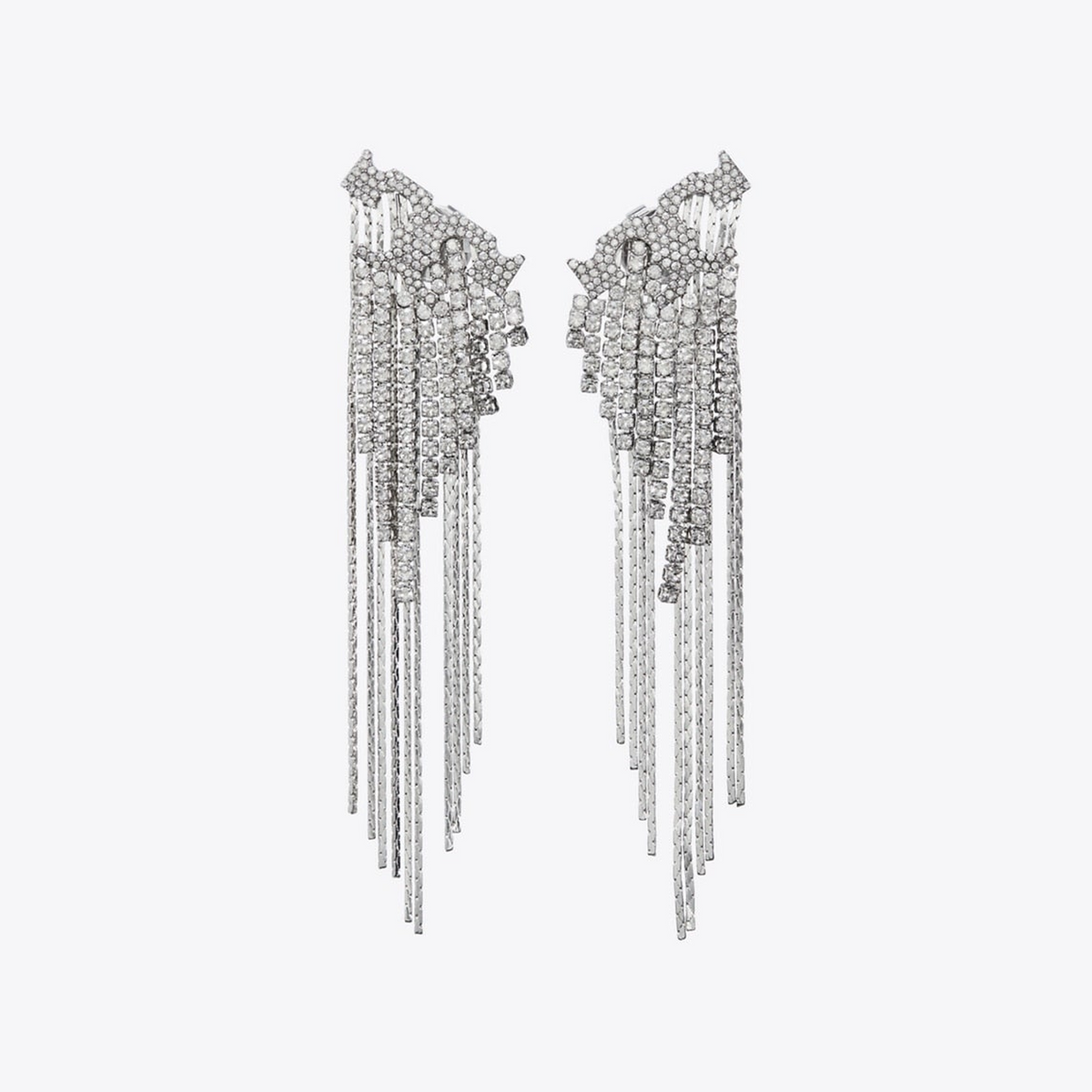 Runway Pavé Serif T Earrings