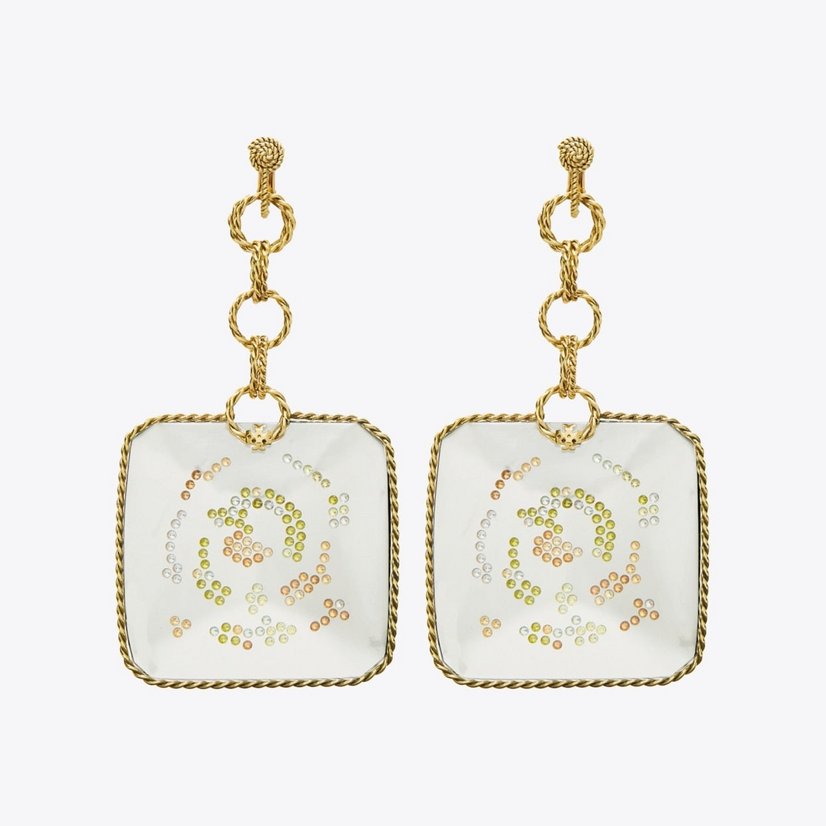 Runway Swirl Drop Earrings