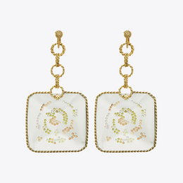Runway Swirl Drop Earrings