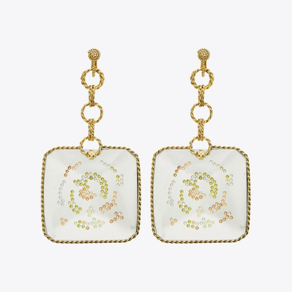 Runway Swirl Drop Earrings