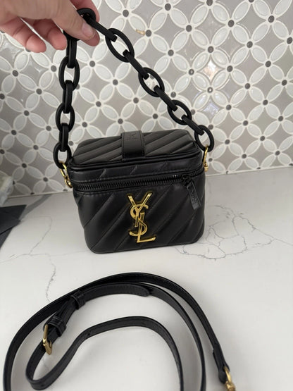 YSL Beaute Vanity Case VIP GIFT YVES Saint Laurent Bag Black
