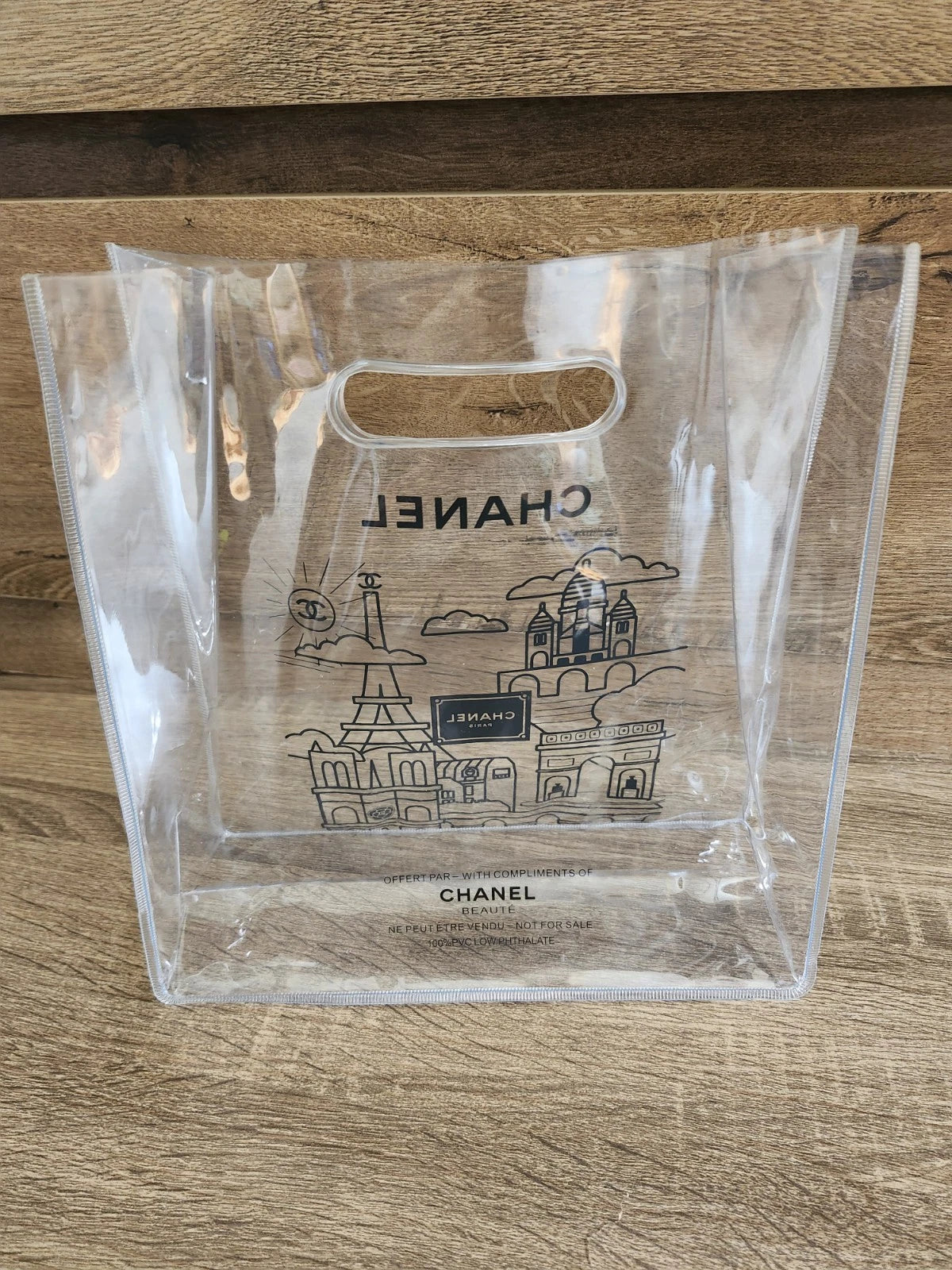 Chanel GWP Vip Beaute Gift Transparent Pouch