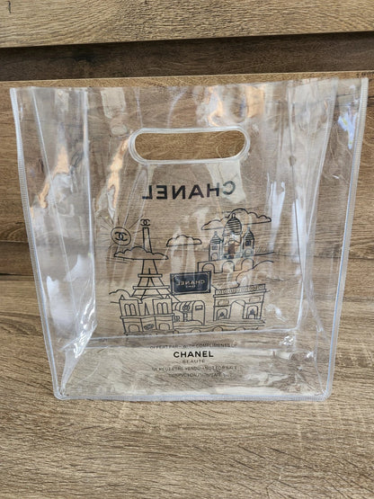 Chanel GWP Vip Beaute Gift Transparent Pouch