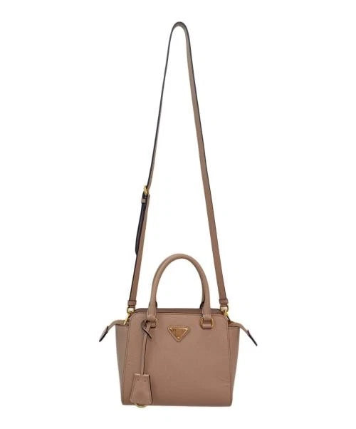 Prada Galleria Mini Saffiano Tote in Taupe