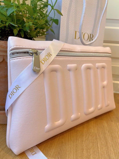 Dior Baby Pink Makeup Bag