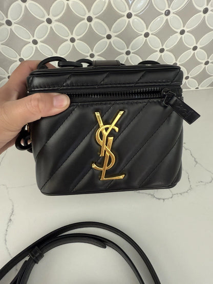 YSL Beaute Vanity Case VIP GIFT YVES Saint Laurent Bag Black