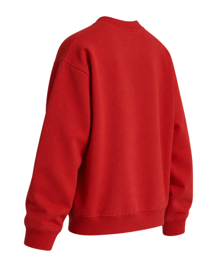 S&R Ivy Crewneck - Ruby/Navy