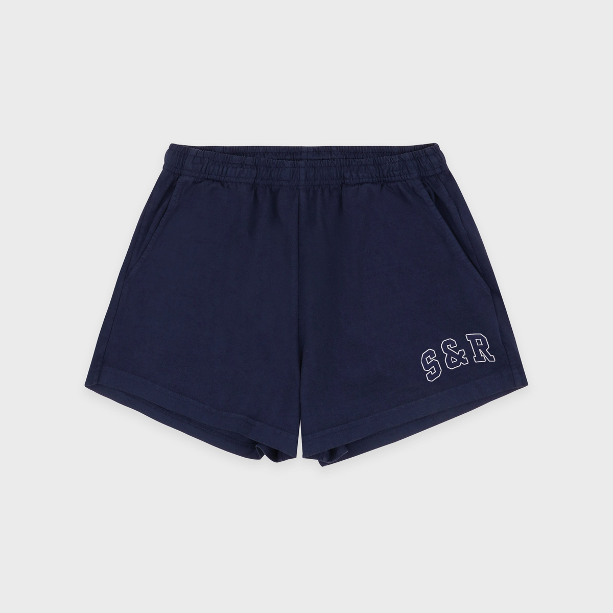 S&R Ivy Disco Short - Navy/White