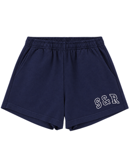 S&R Ivy Disco Short - Navy/White