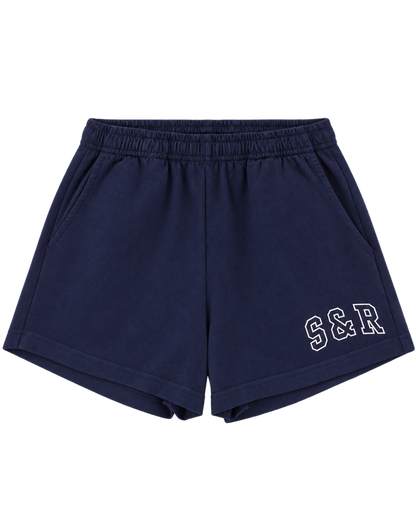 S&R Ivy Disco Short - Navy/White