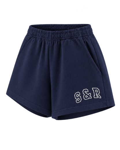 S&R Ivy Disco Short - Navy/White