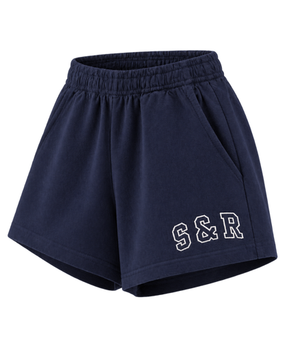 S&R Ivy Disco Short - Navy/White