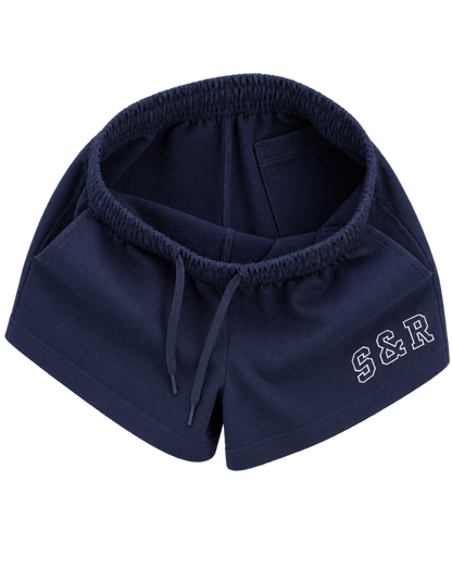 S&R Ivy Disco Short - Navy/White