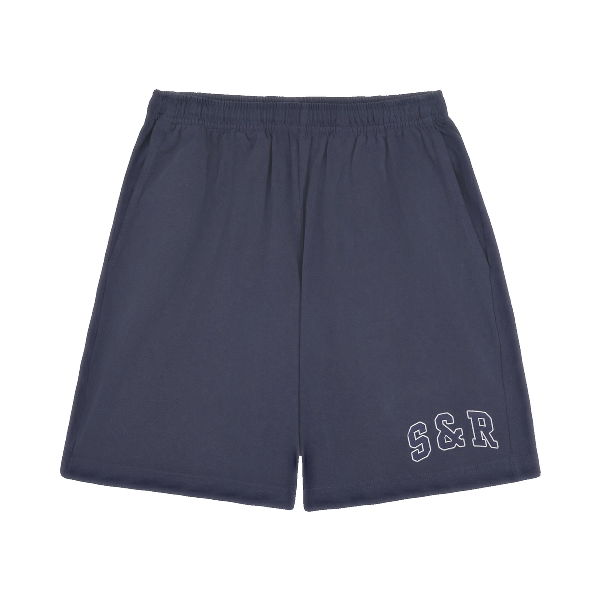 S&R Ivy Gym Short - Navy/White