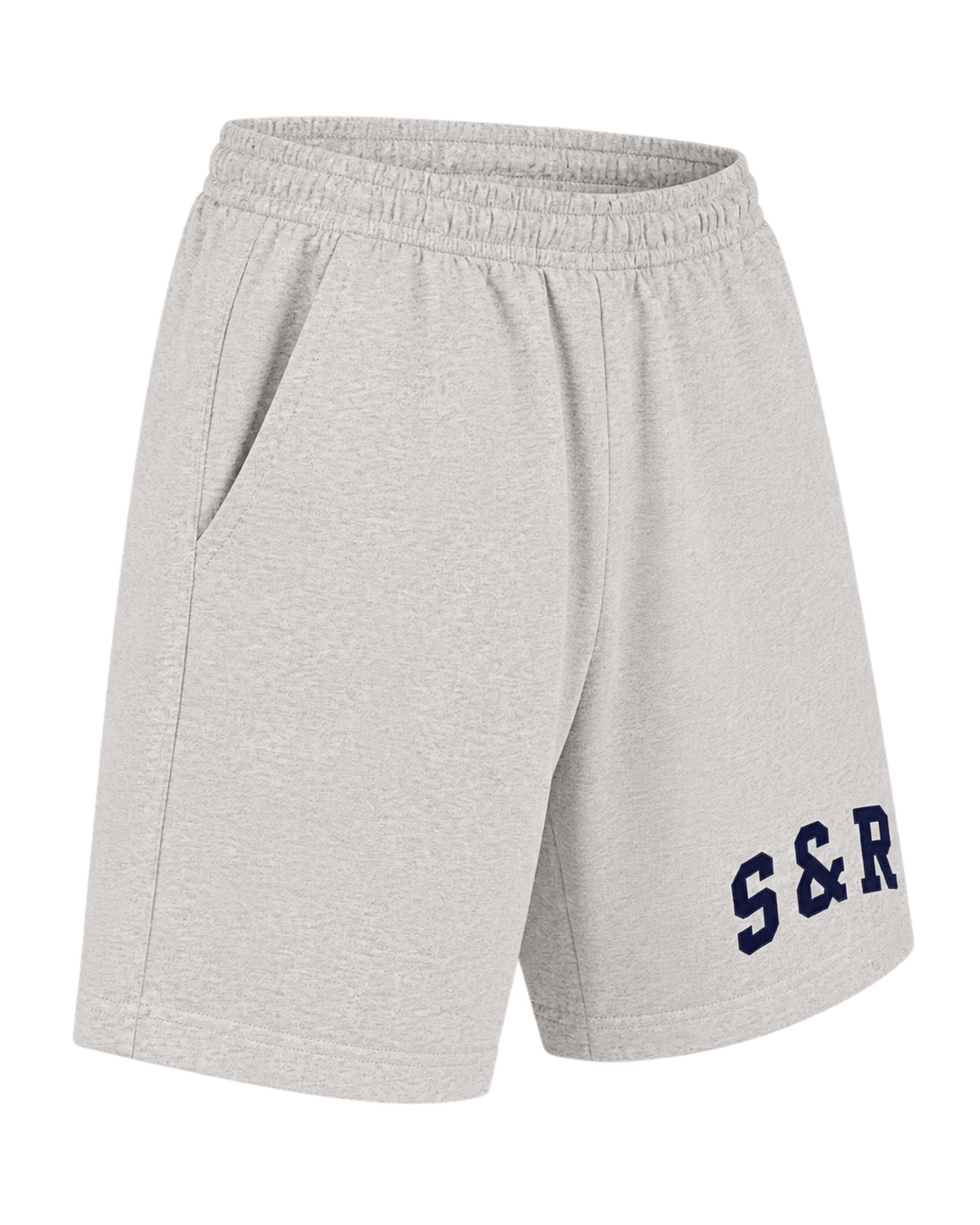 S&R Ivy Gym Short - Heather Gray/Navy