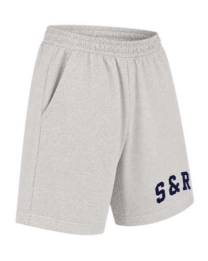 S&R Ivy Gym Short - Heather Gray/Navy