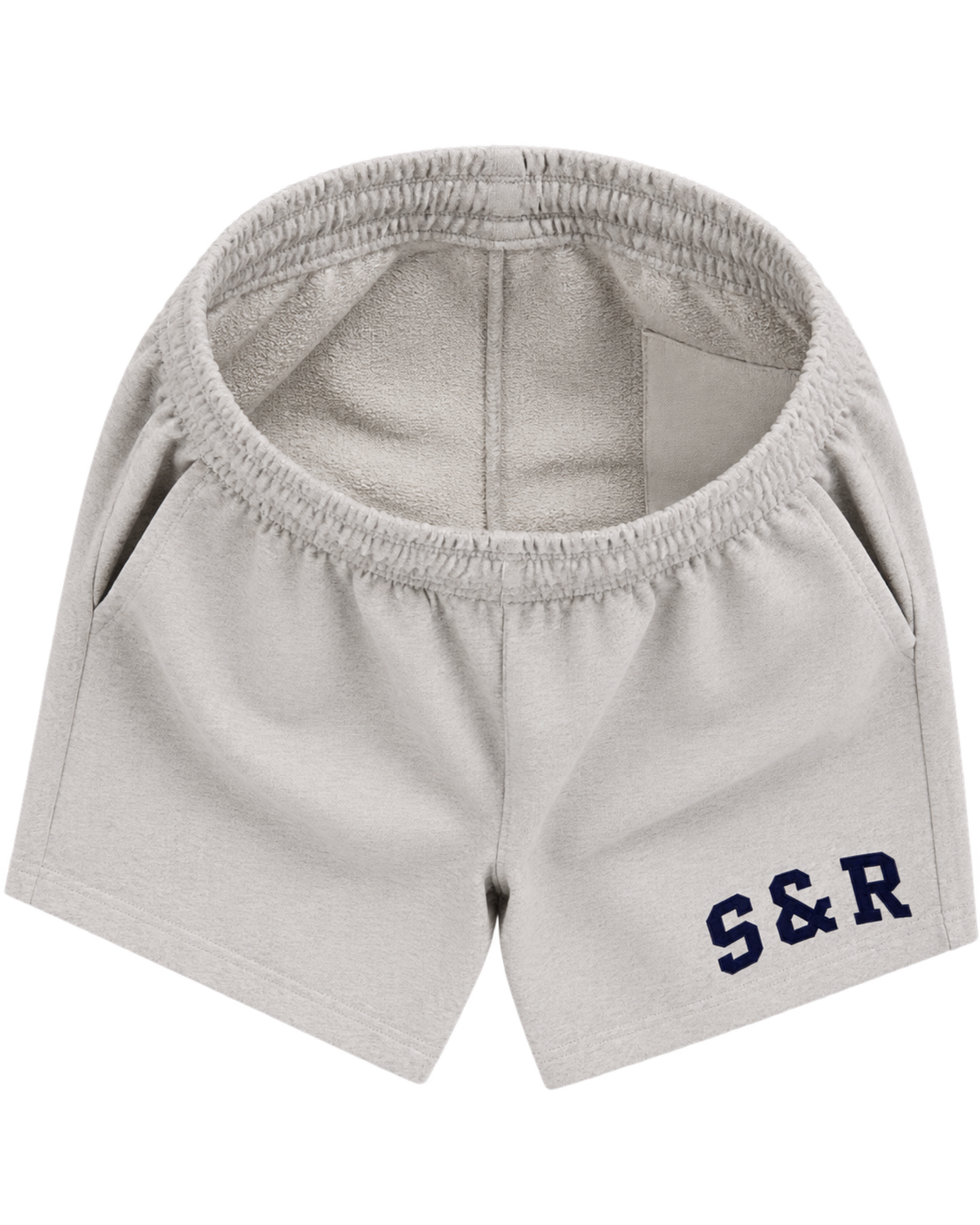 S&R Ivy Gym Short - Heather Gray/Navy