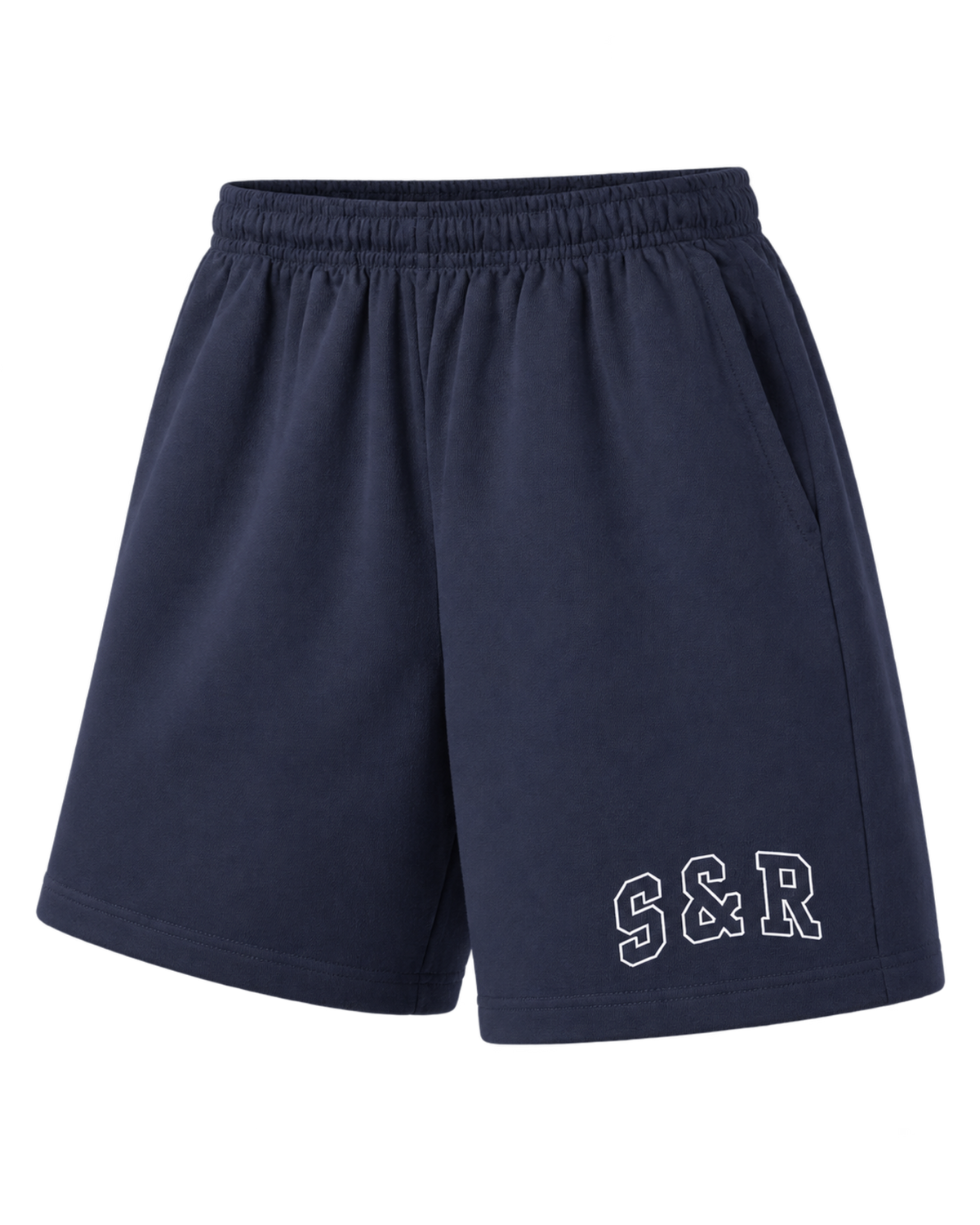 S&R Ivy Gym Short - Navy/White