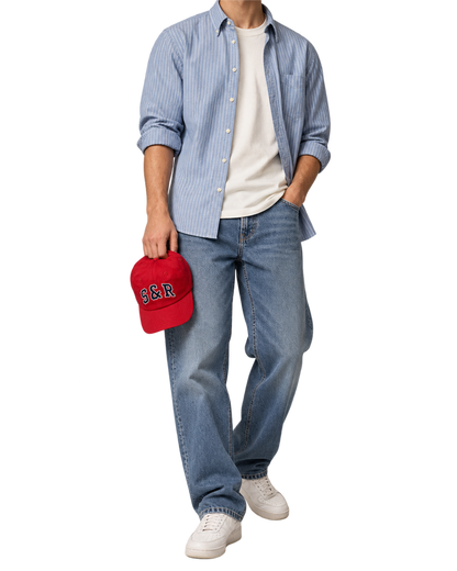 S&R Ivy Hat - Ruby/Navy