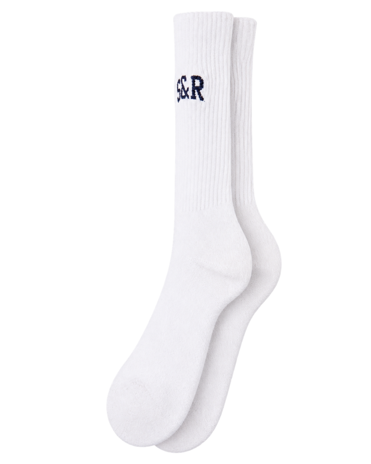 S&R Ivy Socks - White/Navy