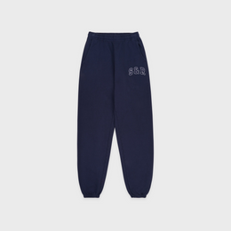 S&R Ivy Sweatpant - Navy/White