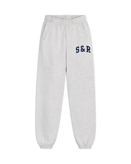 S&R Ivy Sweatpant - Heather Gray/Navy