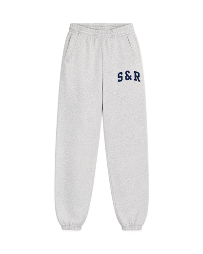 S&R Ivy Sweatpant - Heather Gray/Navy