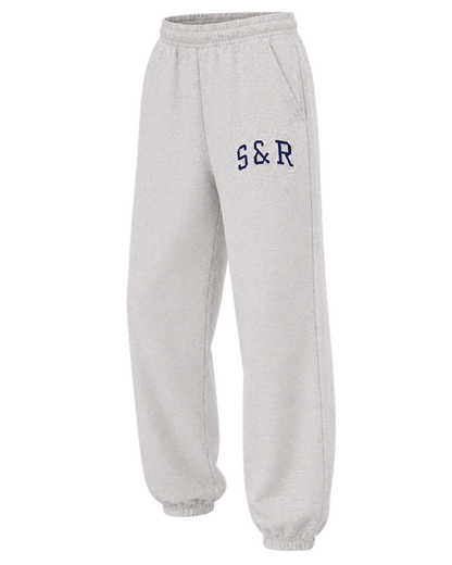 S&R Ivy Sweatpant - Heather Gray/Navy