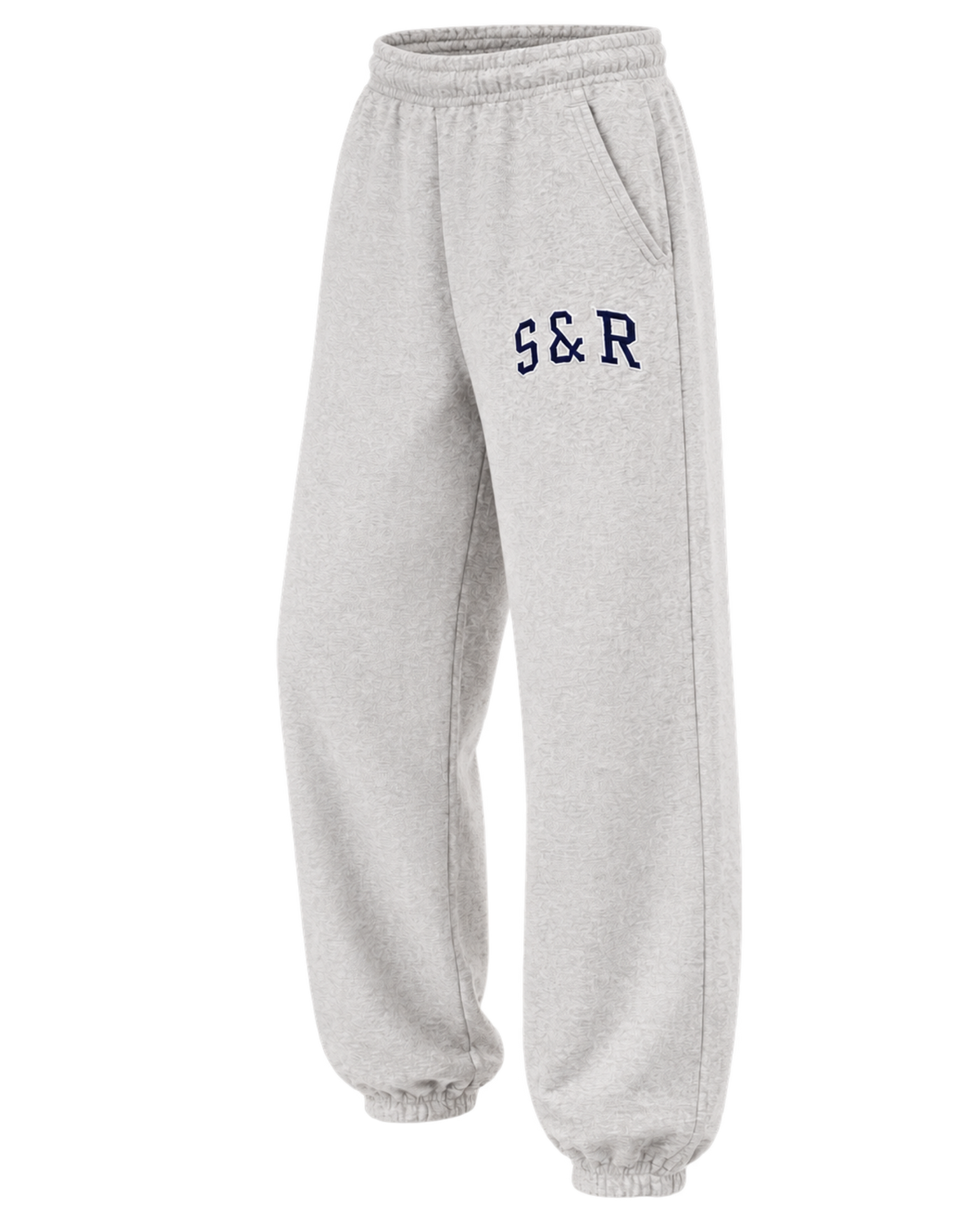 S&R Ivy Sweatpant - Heather Gray/Navy